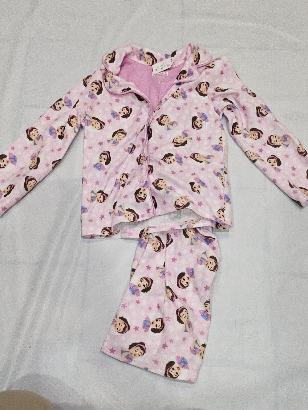 Ms. Rachel Toddler Girls Pajama Set 4T Pink Fleece